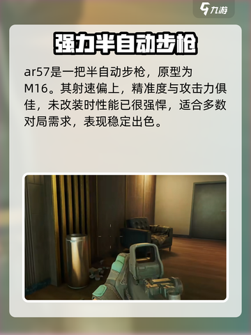 三角洲行动ar57怎么样介绍截图2