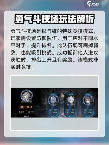 银与绯竞技场怎么玩介绍截图2