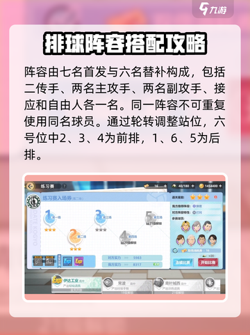 排球少年手游站位怎么安排介绍截图2