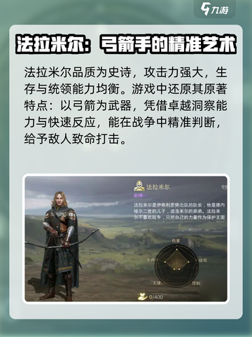 指环王纷争🔥法拉米尔超强攻略来了！快速上手秘籍截图2