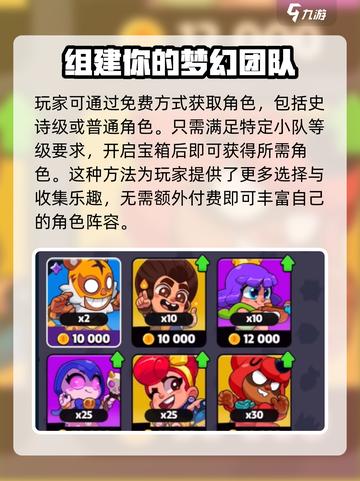 爆裂小队怎么获得新角色介绍截图2