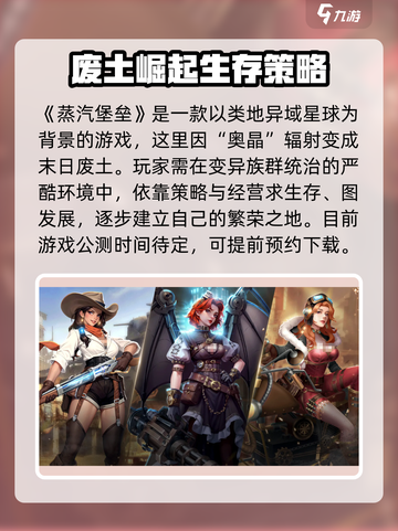蒸汽堡垒🔥公测时间曝光，快来抢先进入游戏世界！截图2