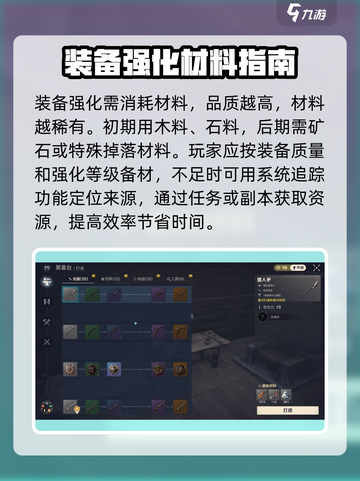 荒野起源强化装备攻略介绍截图3
