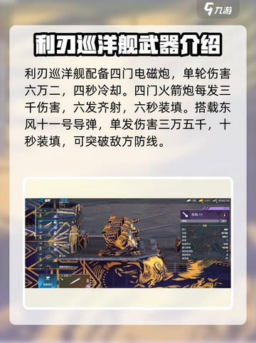 现代战舰利刃巡洋舰强度咋样介绍截图3
