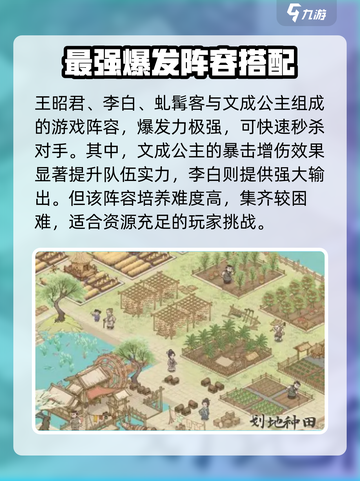 这城有良田阵容怎么搭配介绍截图4