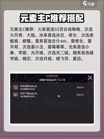 炽焰天穹元素队搭配攻略介绍截图4