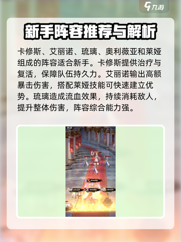 命运圣契莱娅阵容搭配分享介绍截图2