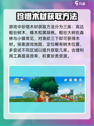心动小镇🔥砍树技巧大公开！快速获取木材💡截图3