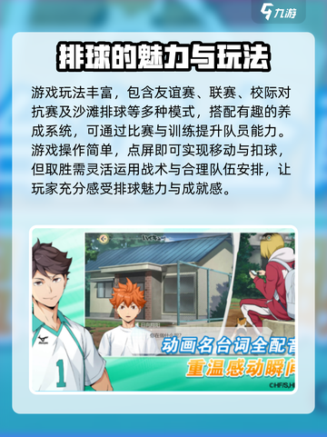 排球少年手游哪家公司的介绍截图3