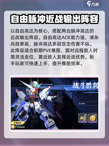 高达钢铁之诗前期阵容搭配介绍截图5