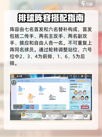 排球少年手游站位怎么安排介绍截图2