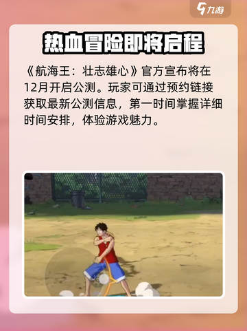 航海王壮志雄心什么时候开服介绍截图2