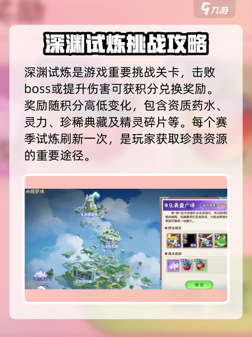 西普大陆手游深渊试炼是什么介绍截图2