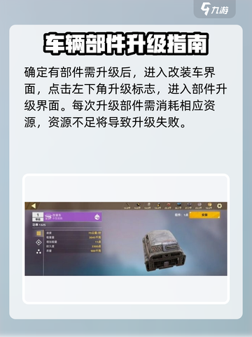 创世战车🔥部件升级攻略，快速提升战斗力！截图3