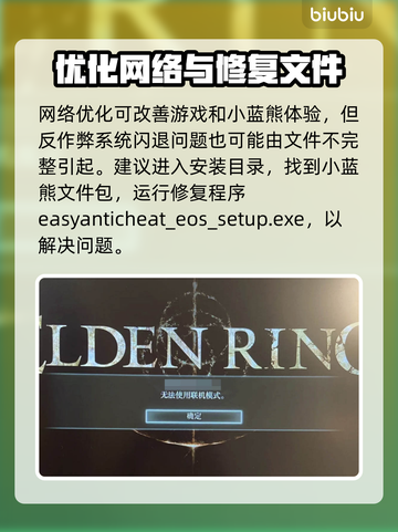 🎮艾尔登法环小蓝熊闪退？速看解决方法！截图6