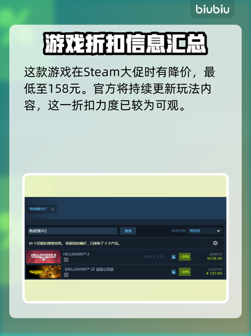 绝地潜兵2史低价格🔥地狱潜兵2超值优惠💥截图2