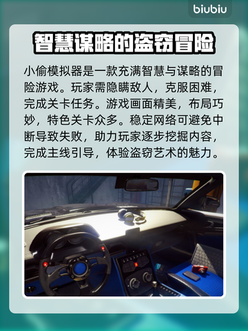 小偷模拟器掉帧？⚡用这个加速器爽到飞起！截图2