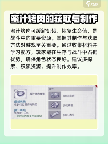 阿瑞斯病毒2🔥蜜汁烤肉制作方法超简单！🍖游戏技巧大公开截图4