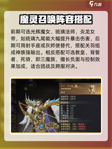 神域纪元🔥掌控者魔灵最强搭配推荐✨截图5