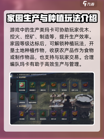 荒野起源家园生产方法有哪些介绍截图4