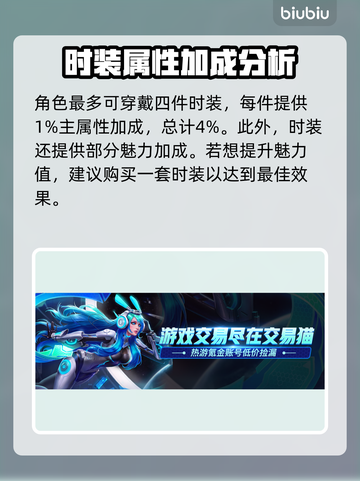 命运方舟时装属性大揭秘🔥游戏玩家必看！截图3