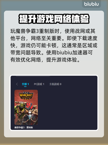 魔兽争霸3重制版卡顿🔥加速器推荐⚡截图3