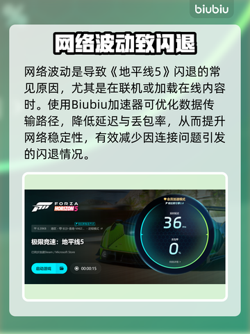 🎮地平线5闪退？速用加速器解决！💥截图4