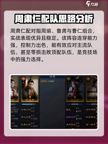 三国谋定天下周肃仁配队推荐介绍截图2