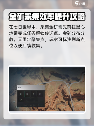 七日世界🔥金矿采集秘籍⚡分布区域全揭秘！截图2