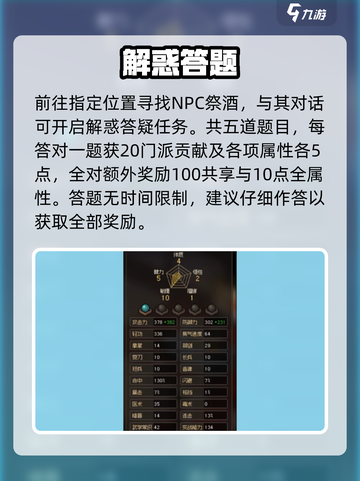 大侠立志传🔥解惑答疑神攻略💥截图5