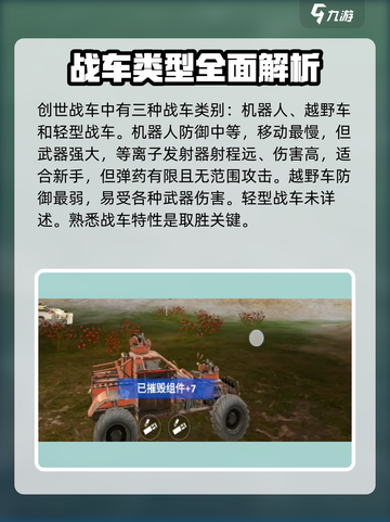 创世战车🔥新手必看！轻松上手秘籍分享🎉截图2