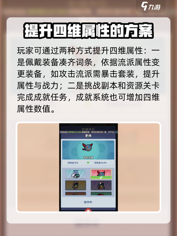 生存大作战四维属性是什么介绍截图4