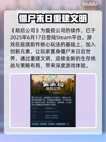劫后公司上线时间🔥重磅来袭！游戏发售日期大曝光🎉截图2