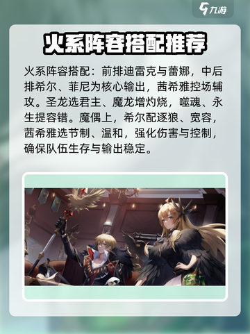 永夜降临🔥火系阵容超详细搭配攻略来啦！截图4