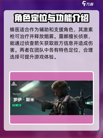 三角洲行动角色选哪个更好介绍截图3