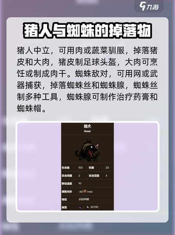 饥荒新家园怪物图鉴介绍截图7