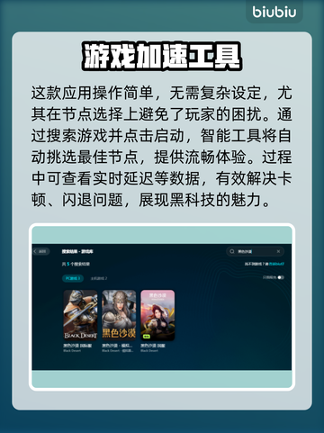 黑色沙漠卡顿🔥下载加速器秒解决！🎮截图4