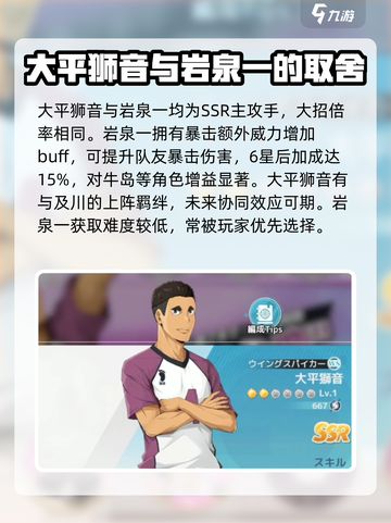 排球少年手游大平狮音怎么样介绍截图2