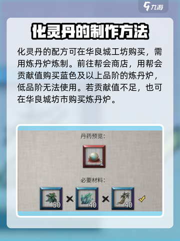 鬼谷八荒🔥六品化灵丹获取方式大揭秘！截图2
