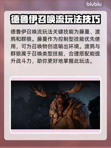 暗黑4德鲁伊召唤流玩法🔥超强攻略🎉截图2
