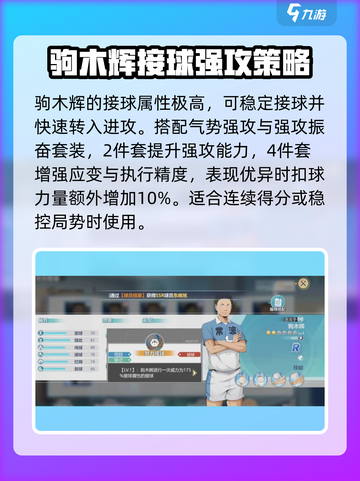 排球少年手游🔥驹木辉强度爆表玩法攻略来啦！截图4