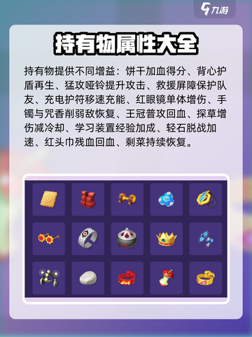 宝可梦大集结持有物搭配攻略介绍截图2