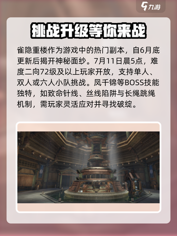 逆水寒雀隐重楼打法🔥超详细攻略来了！💡截图2