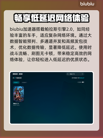 博德之门3对话闪退？加速器解决秘籍🔥🎮截图3