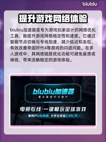 帝国时代4闪退？用这个加速器立马解决！🚀💥截图2