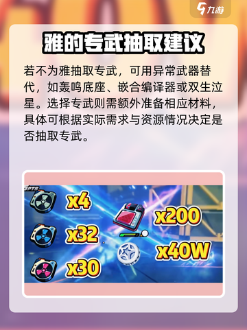 绝区零星见雅养成材料一览介绍截图5
