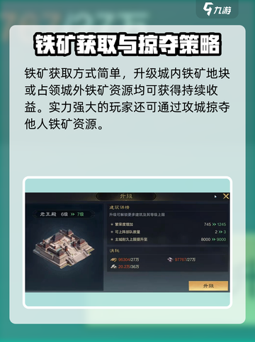 三国谋定天下💎铁矿用途大全及获取攻略！截图2