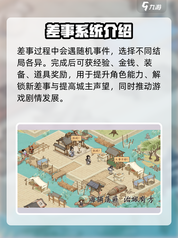 这城有良田差事怎么玩介绍截图4