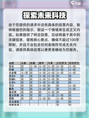 龙息神寂装备搭配推荐​介绍截图2