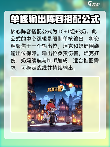 佣兵小镇平民阵容分享介绍截图2